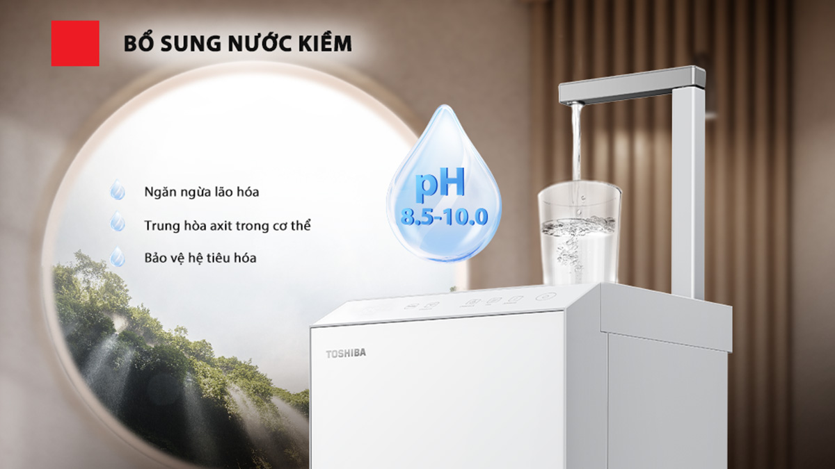 Lõi chức năng bổ sung nước kiềm có lợi cho sức khỏe