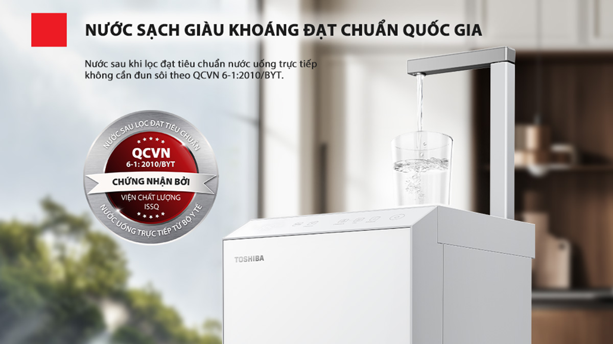 Nước sạch giàu khoáng đạt chuẩn Quốc gia 