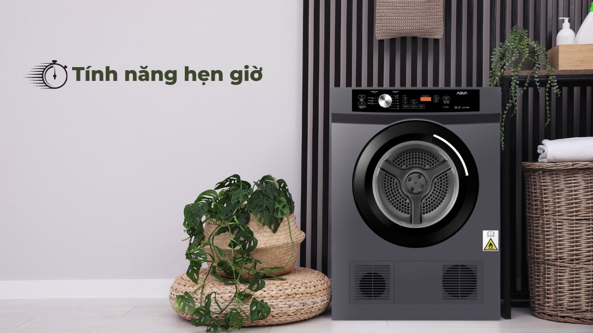 Tính năng hẹn giờ giúp người dùng chủ động trong việc giặt giũ