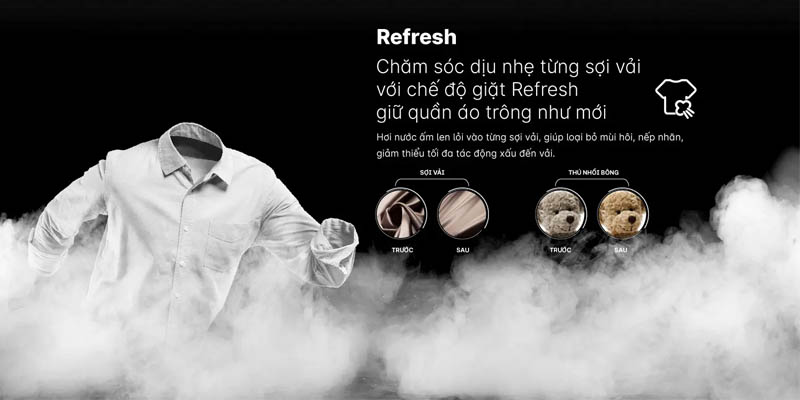 Refresh - Làm mới quần áo bằng hơi nước