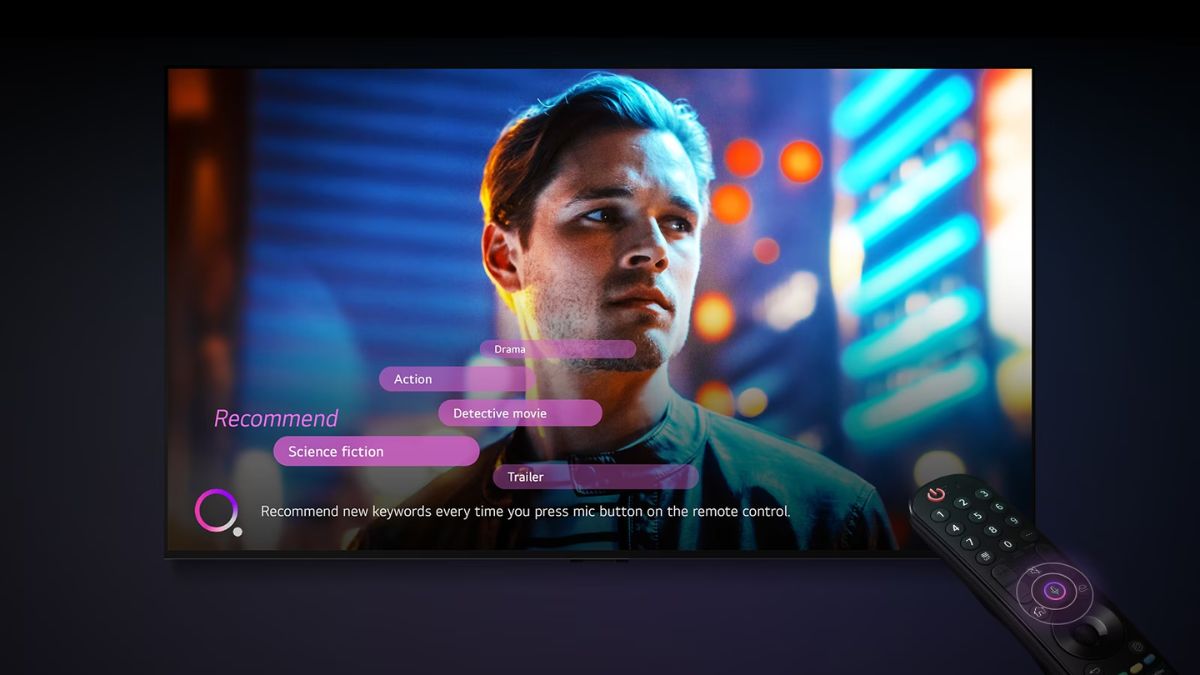 Tính năng AI Concierge thông minh trên tivi LG OLED 4K 55 Inch OLED55A3PSA