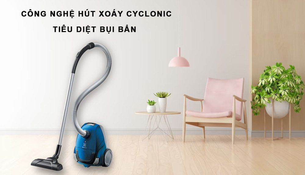 Công nghệ hút xoáy Cyclonic của Máy Hút Bụi Electrolux Z1220