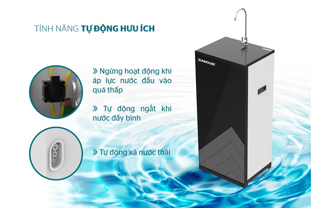 Sunhouse SHA8868K tích hợp các tính năng tự động hữu ích