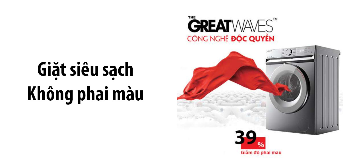 GREATWAVES - Giặt siêu sạch, không phai màu