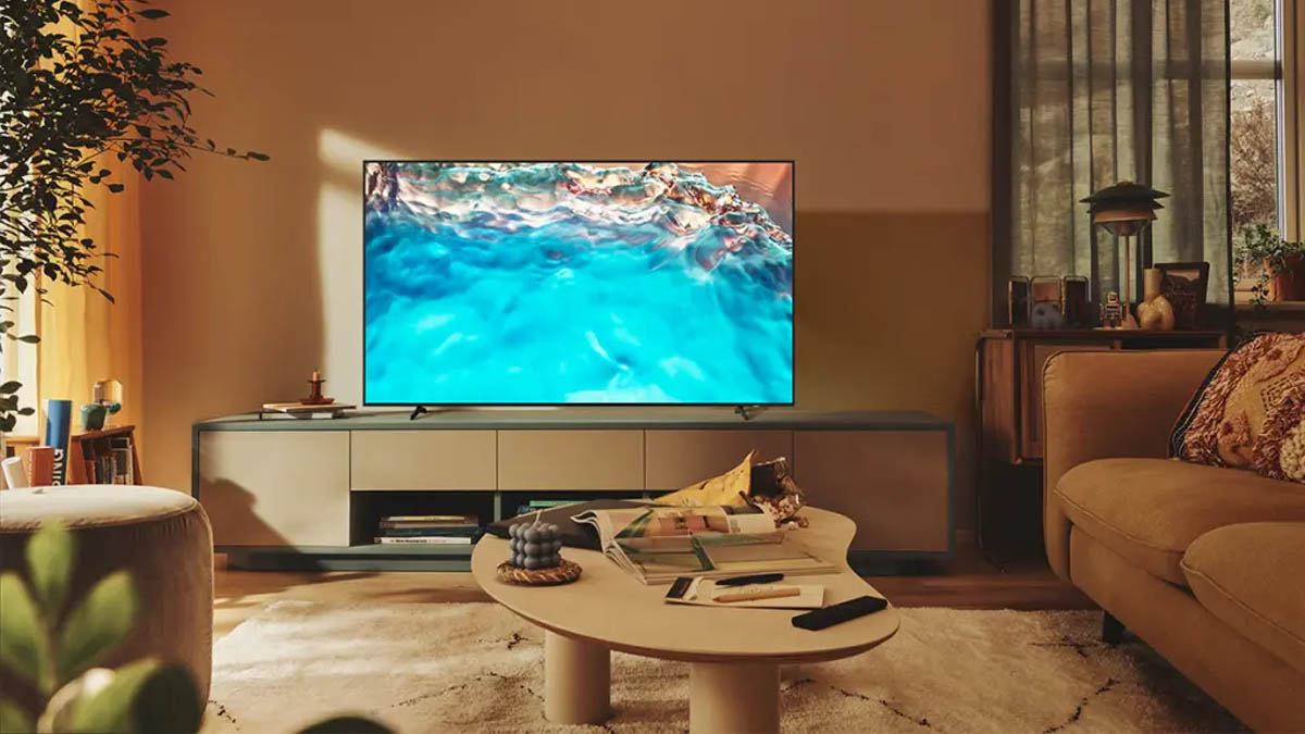 Smart Tivi Samsung 4K 55 Inch UA55BU8000 có kích thước lý tưởng